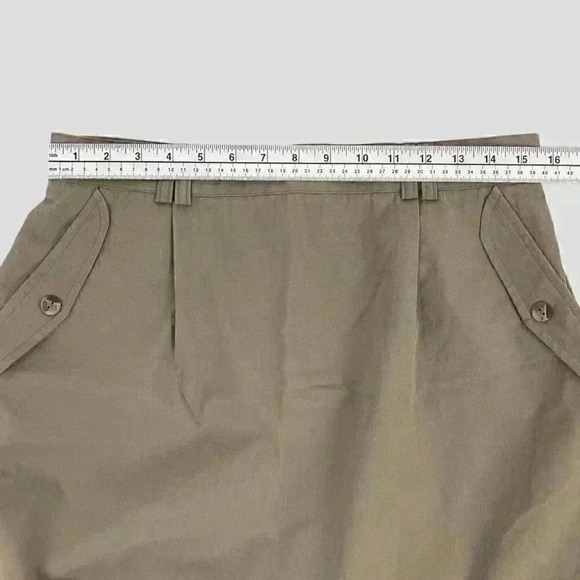 AUDREY L vintage ladies pencil skirt SIZE‎ 14 tan - Picture 3 of 6